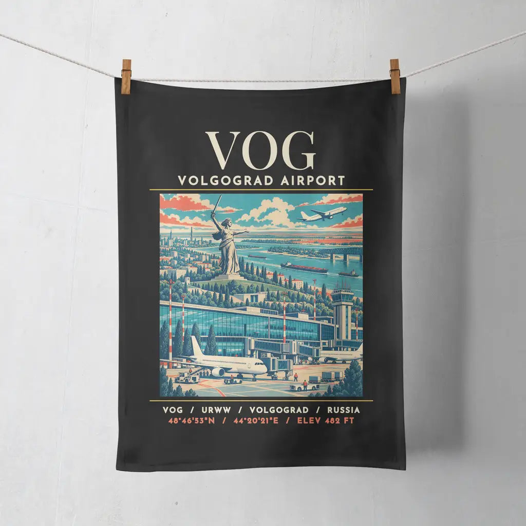 VOG - Poster - Towel - Black