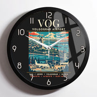 Thumbnail for VOG - Poster - Wall Clock Framed - Black