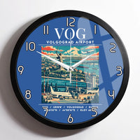 Thumbnail for VOG - Poster - Wall Clock Framed - Blue