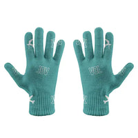 Thumbnail for Nea Anchialos National Airport (VOL) Gloves - Gloves - Full - Pattern - Turquoise