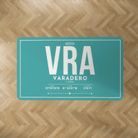 Thumbnail for Juan Gualberto Gómez Airport (VRA) Carpets - Carpet Rectangle - ID Tag - Turquoise