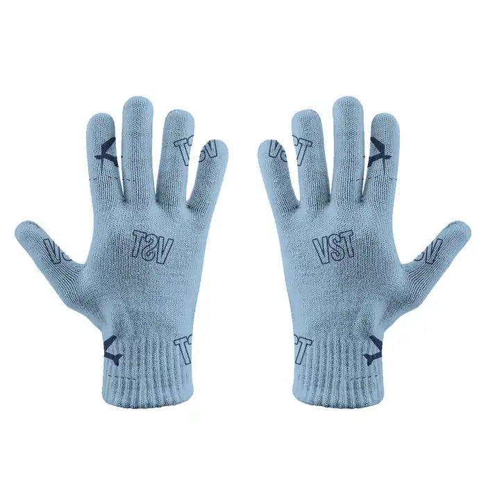 Stockholm Västerås Airport (VST) Gloves - Gloves - Full - Pattern - Light Blue