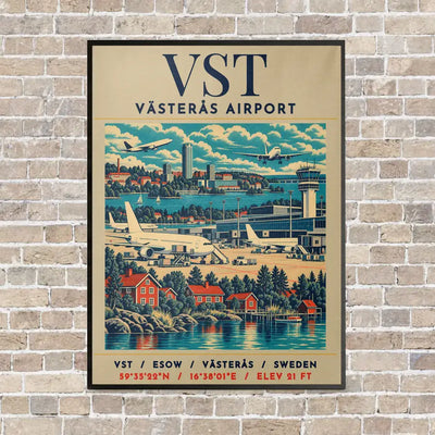 VST - Poster - Canvas Framed - Beige