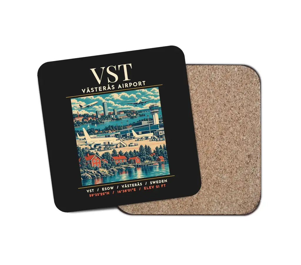 VST - Poster - Coaster - Black