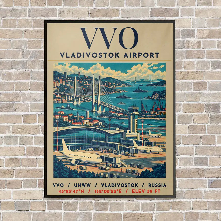 VVO - Poster - Canvas Framed - Beige