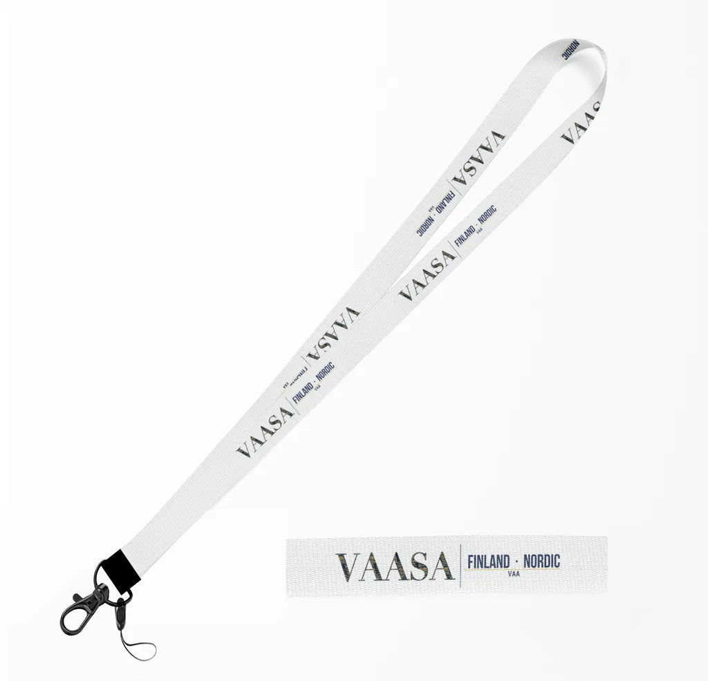 Vaasa City Series lanyard - white
