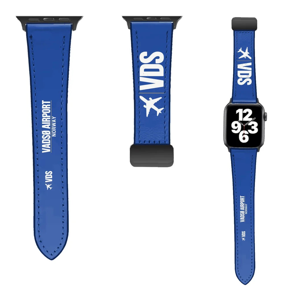 WBV6 | Vadsø Airport VDS | Leather - Blue