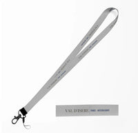 Thumbnail for Val d'Isere City Series lanyard - light gray