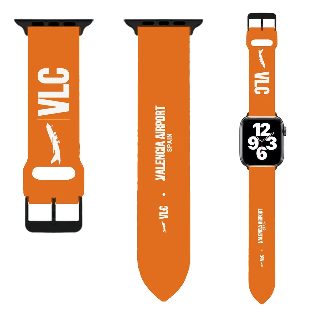 WBV6 | Valencia Airport VLC | Orange (Metal Buckle)
