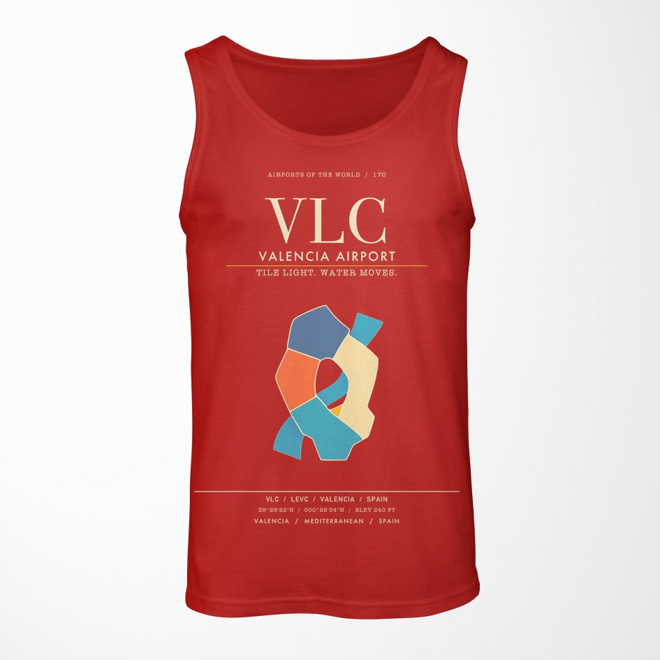 Valencia Airport VLC Tank Top - Red