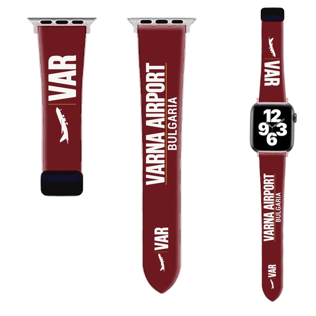 WBV6 | Varna Airport VAR | Dark Red (Magnetic Band)