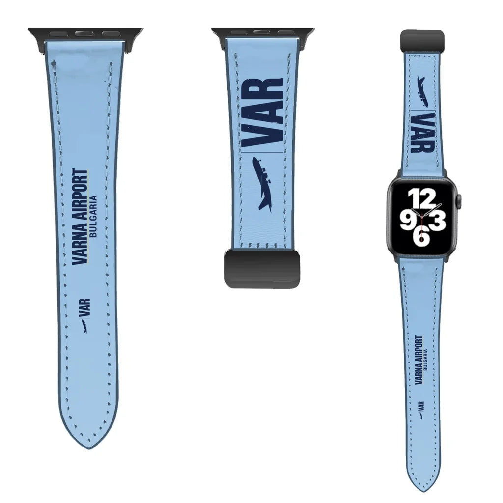 WBV6 | Varna Airport VAR | Leather - Light Blue