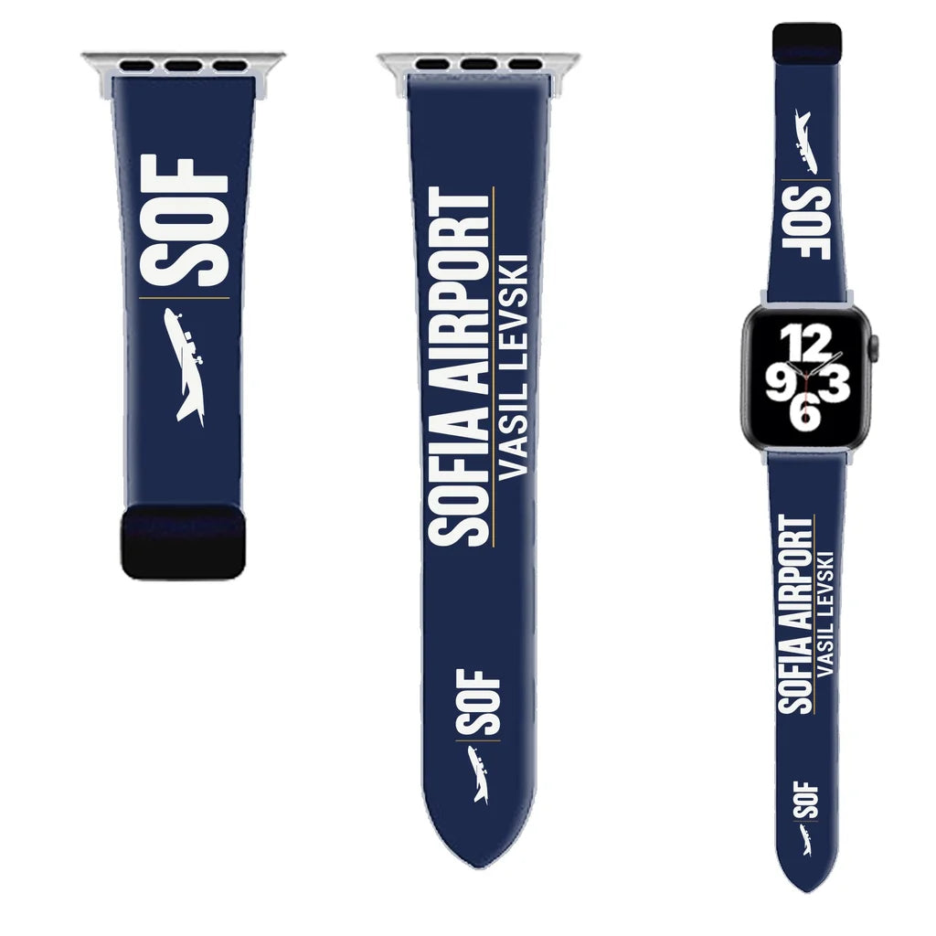 WBV6 | Vasil Levski Airport – Sofia SOF | Navy Blue (Magnetic Band)
