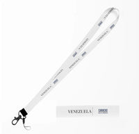 Thumbnail for Venezuela Country Series lanyard - white
