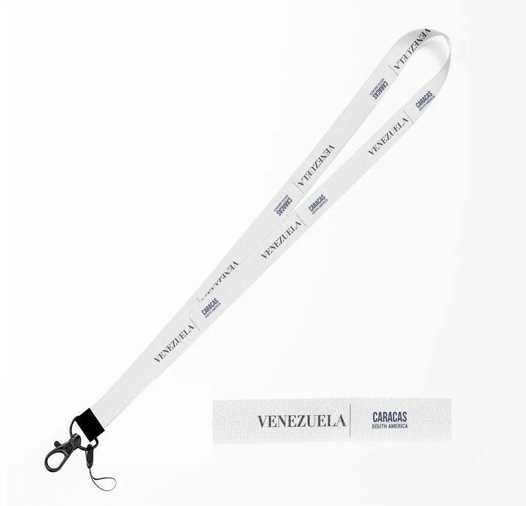 Venezuela Country Series lanyard - white
