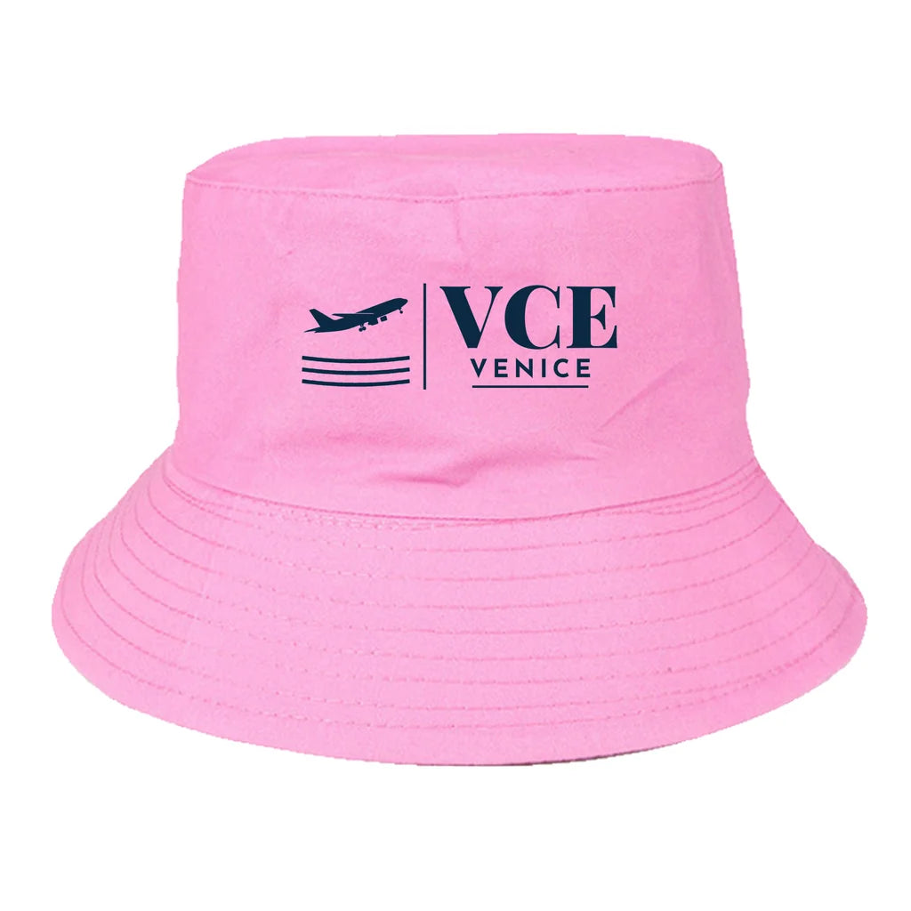 Venice Marco Polo Airport VCE - Lagoon Printmaker's Tide (VCE) summer hat - light pink