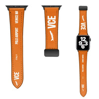 Thumbnail for WBV6 | Venice Marco Polo Airport VCE - Lagoon Printmaker's Tide | Leather - Orange