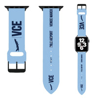 Thumbnail for WBV6 | Venice Marco Polo Airport VCE - Lagoon Printmaker's Tide | Light Blue (Metal Buckle)