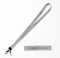 Thumbnail for Verbier City Series lanyard - light gray