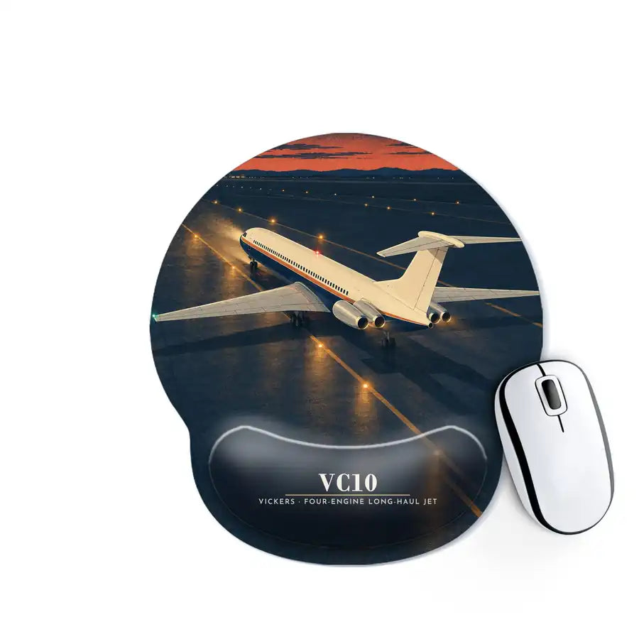 Vickers VC10 - 3D - Ergonomic Mouse Pad - Full Print
