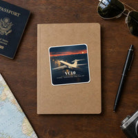 Thumbnail for Vickers VC10 - 3D - Square Sticker - Notebook