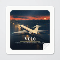 Thumbnail for Vickers VC10 - 3D - Square Sticker - Peel