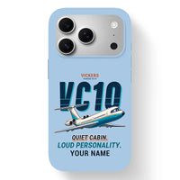 Thumbnail for Vickers VC10 - Cartoon + Name - MagSafe iPhone 17 Pro - Light Blue