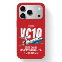 Thumbnail for Vickers VC10 - Cartoon + Name - MagSafe iPhone 17 Pro - Red