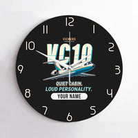 Thumbnail for Vickers VC10 - Cartoon + Name - No Frame - Black