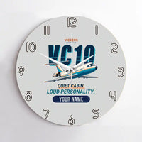 Thumbnail for Vickers VC10 - Cartoon + Name - No Frame - Light Gray