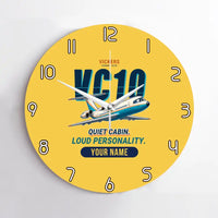 Thumbnail for Vickers VC10 - Cartoon + Name - No Frame - Yellow