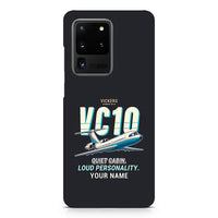 Thumbnail for Vickers VC10 - Cartoon + Name - Samsung Case - Black
