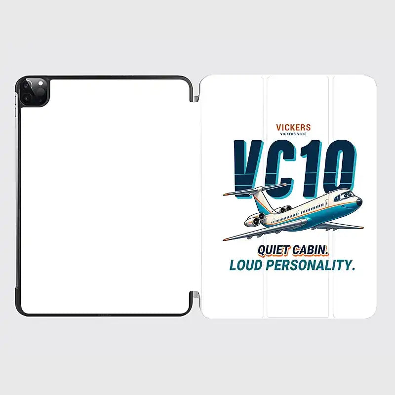 Vickers VC10 - Cartoon - iPad Case - White
