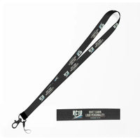 Thumbnail for Vickers VC10 Lanyard & ID Holders lanyard - Cartoon - Black