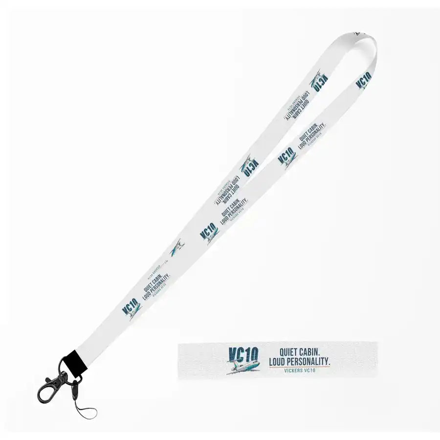Vickers VC10 Lanyard & ID Holders lanyard - Cartoon - White