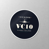 Thumbnail for Vickers VC10 - Heritage - Circle Sticker - Close-up