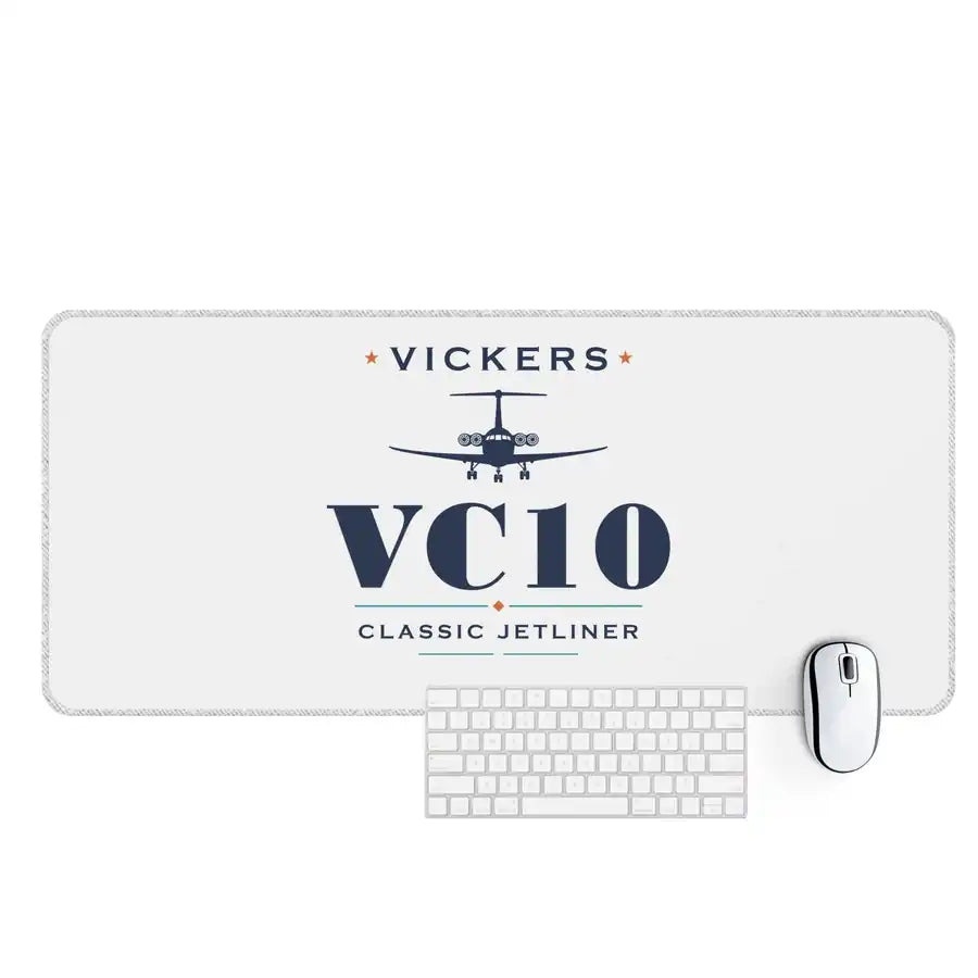 Vickers VC10 - Heritage - Desk Mat - White