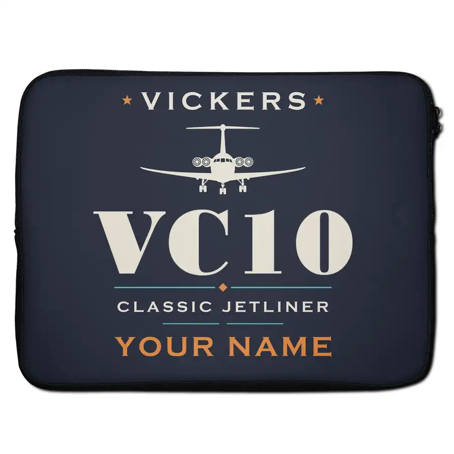Vickers VC10 - Heritage + Name - Laptop Sleeve