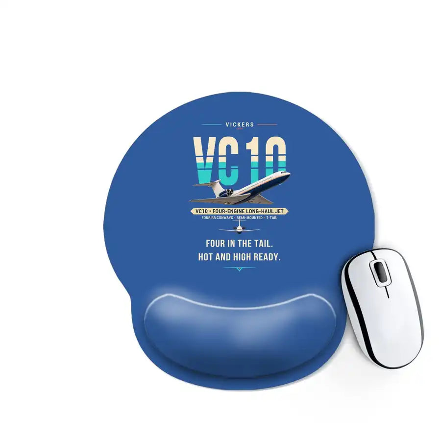 Vickers VC10 - Original - Ergonomic Mouse Pad - Blue