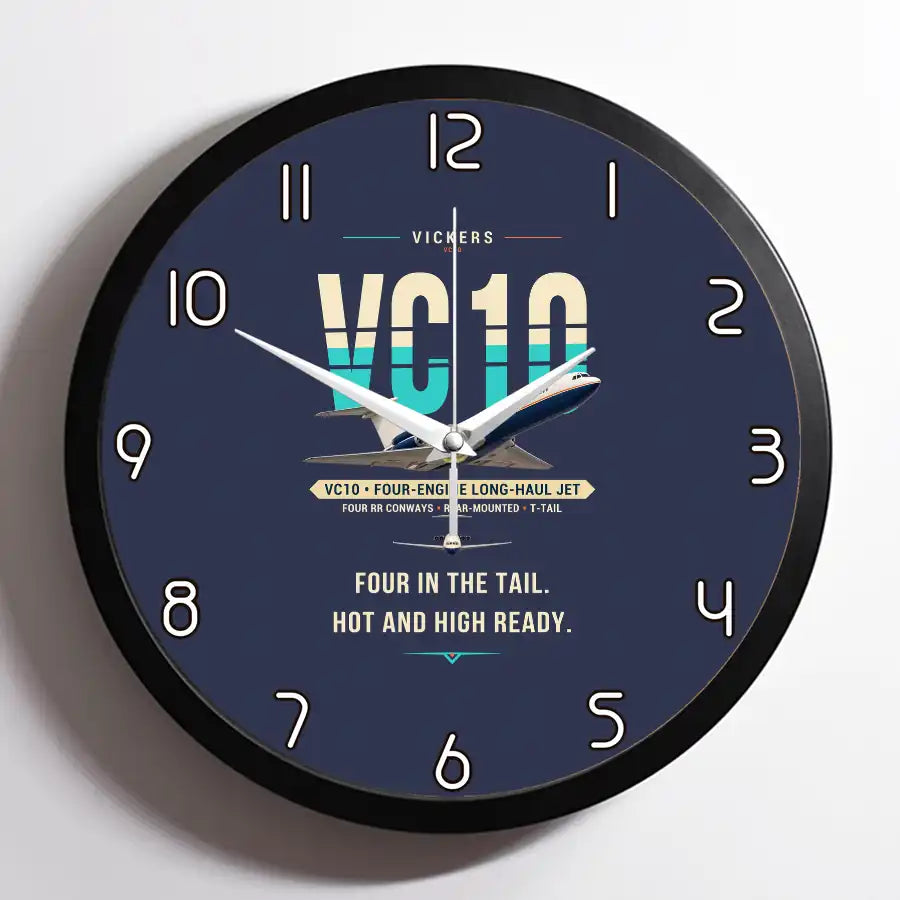 Vickers VC10 - Original - Framed - Navy Blue