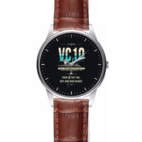 Thumbnail for Vickers VC10 - Original - Leather Strap - Striped Brown Leather Strap