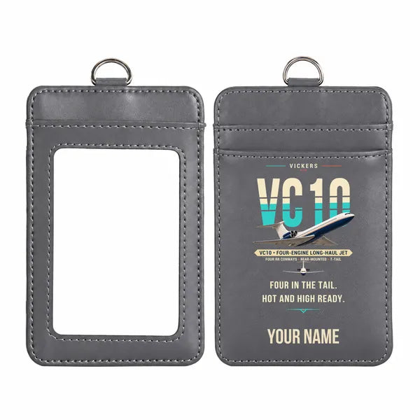 Vickers VC10 - Original - ID Card Holder - Gray + Name