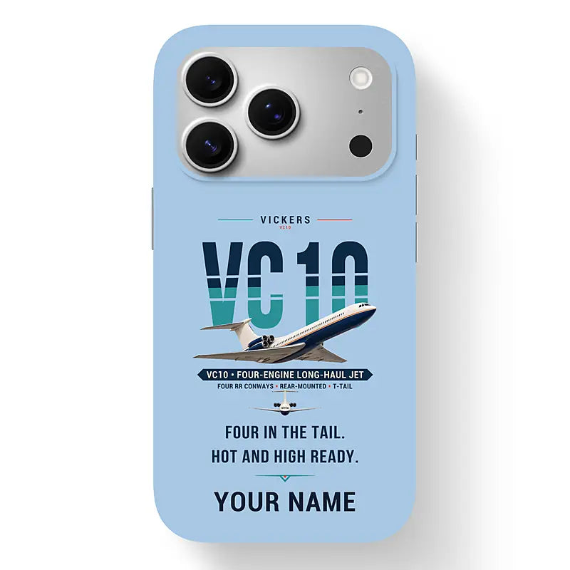 Vickers VC10 - Original + Name - MagSafe iPhone 17 Pro - Light Blue