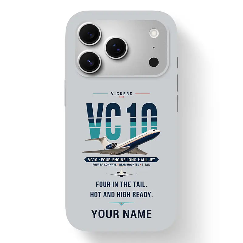 Vickers VC10 - Original + Name - MagSafe iPhone 17 Pro - Light Gray