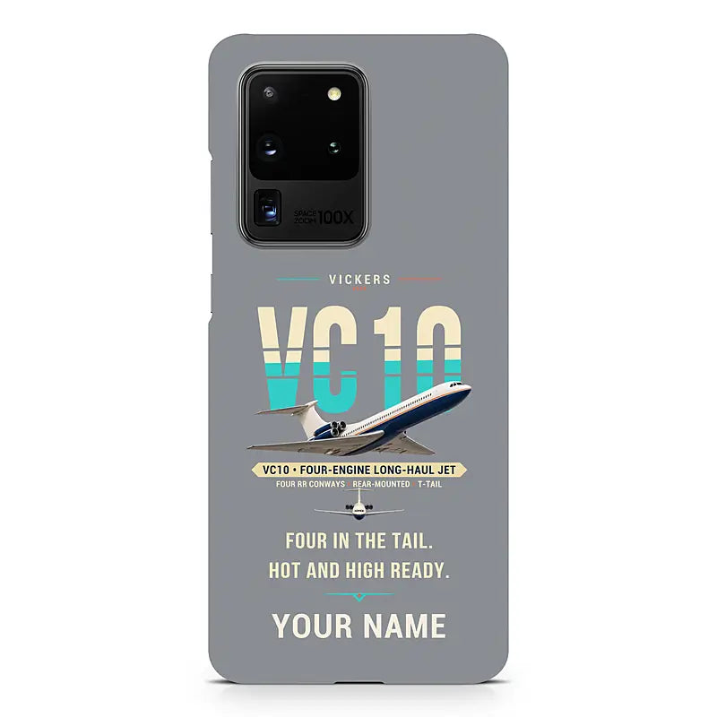 Vickers VC10 - Original + Name - Samsung Case - Gray