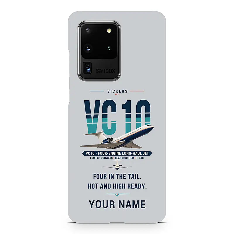 Vickers VC10 - Original + Name - Samsung Case - Light Gray