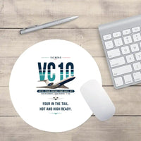 Thumbnail for Vickers VC10 - Original - Round Mouse Pad - White