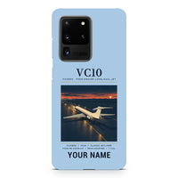 Thumbnail for Vickers VC10 - Poster + Name - Samsung Case - Light Blue