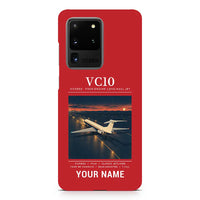 Thumbnail for Vickers VC10 - Poster + Name - Samsung Case - Red