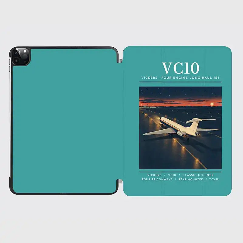 Vickers VC10 - Poster - iPad Case - Turquoise